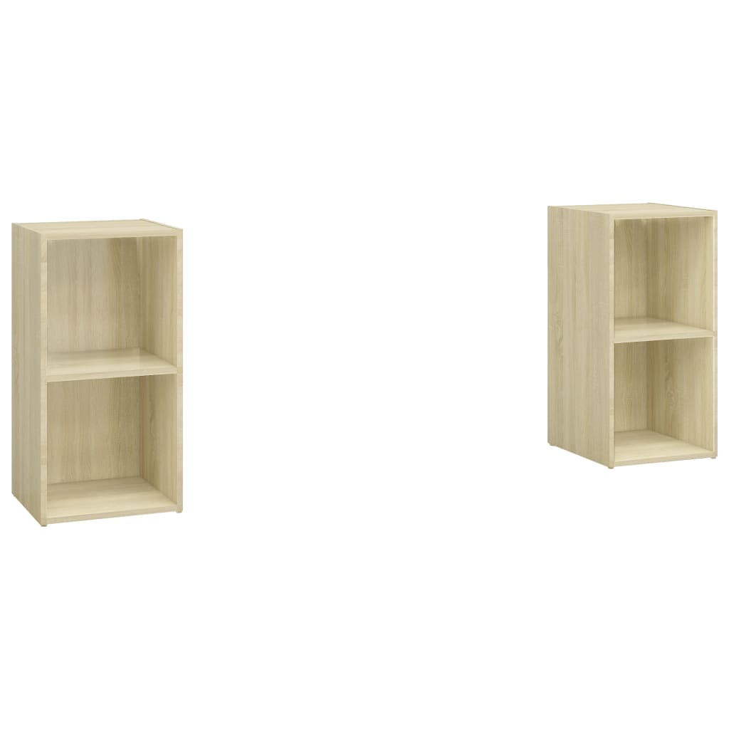 TV ormarići 2 kom boja hrasta 72x35x36,5 cm konstruirano drvo