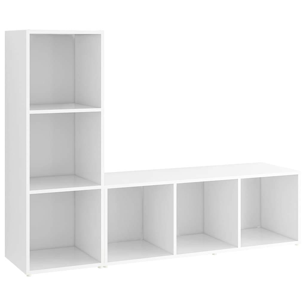 TV ormarići 2 kom bijeli 107 x 35 x 37 cm od konstruiranog drva