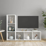 TV ormarići 2 kom bijeli 107 x 35 x 37 cm od konstruiranog drva
