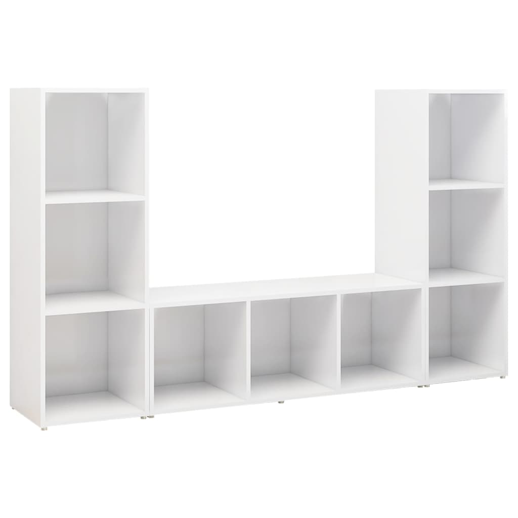 | TV ormar | 3 pcs 37 x 35 x 107.5 cm