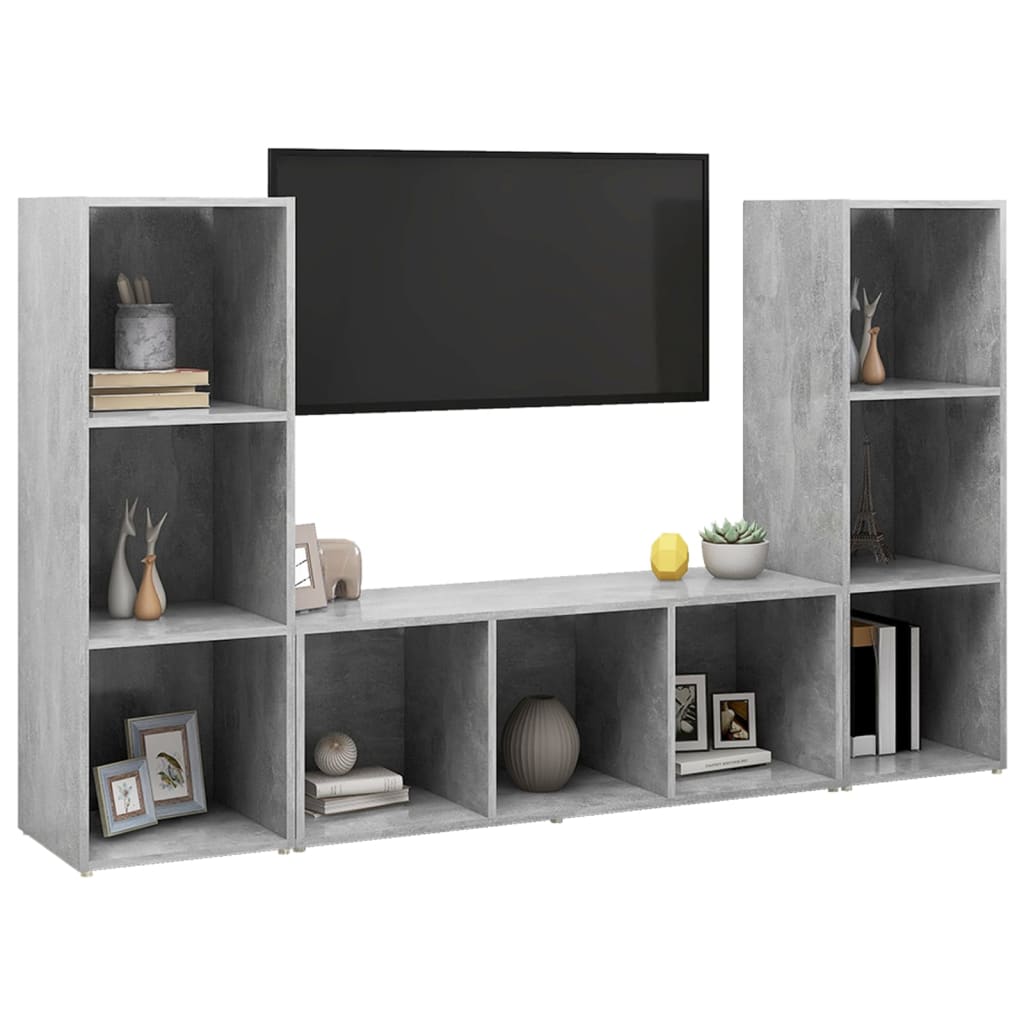 | TV ormar | 3 pcs 37 x 35 x 107.5 cm