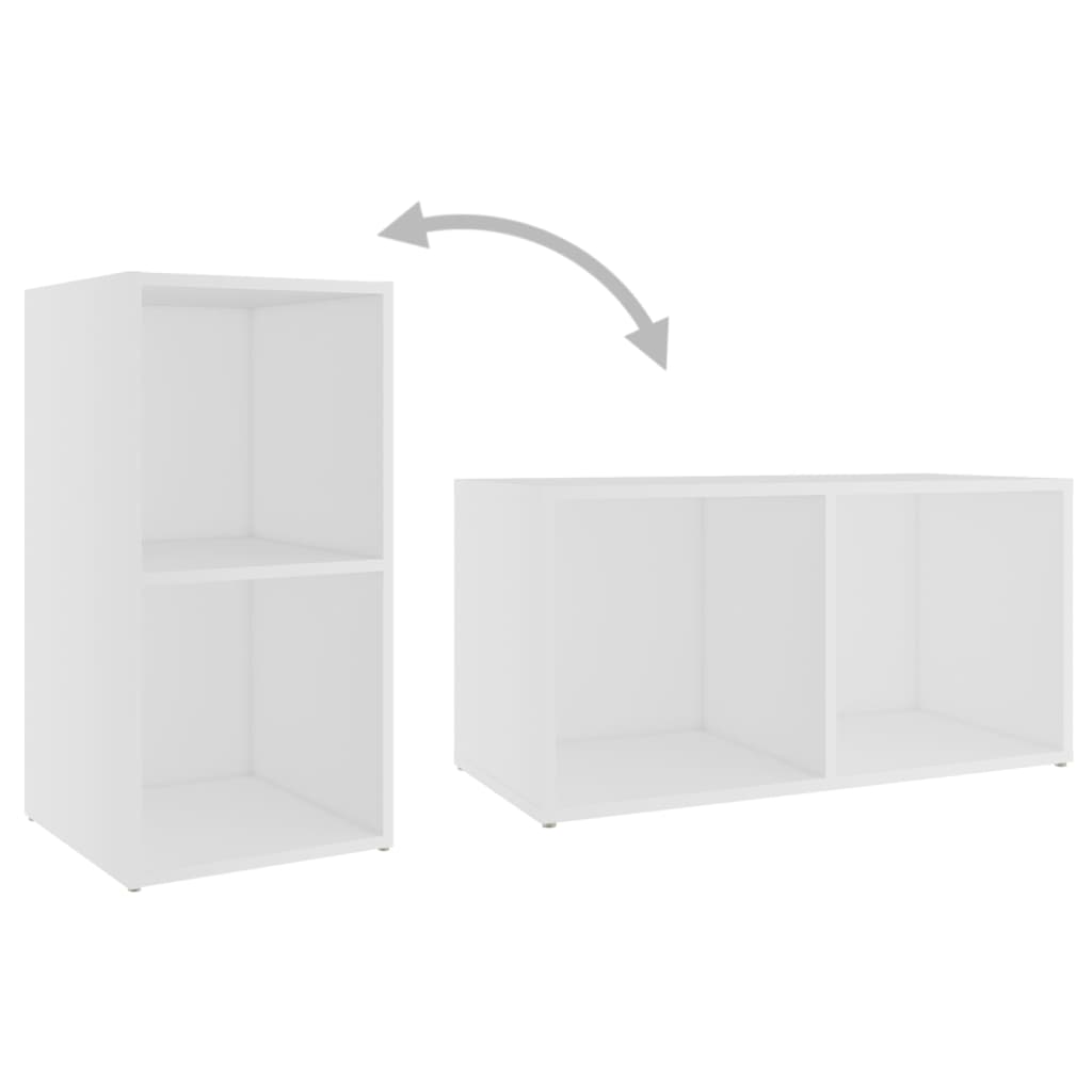TV ormarići 4 kom bijeli 72 x 35 x 36,5 cm konstruirano drvo