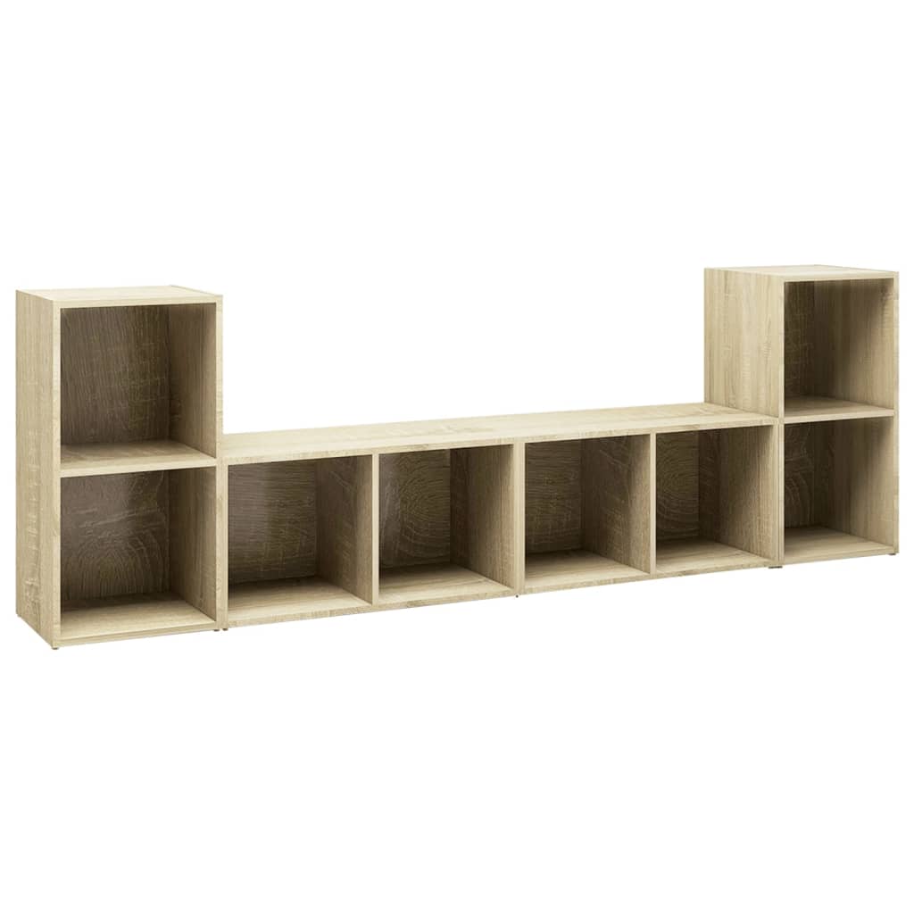 TV ormarići 4 kom boja hrasta 72x35x36,5 cm konstruirano drvo