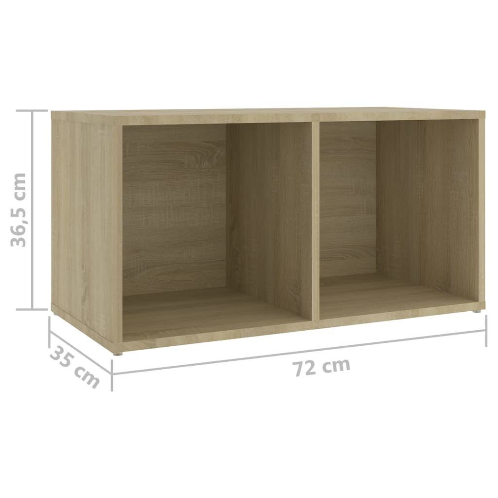 TV ormarići 4 kom boja hrasta 72x35x36,5 cm konstruirano drvo
