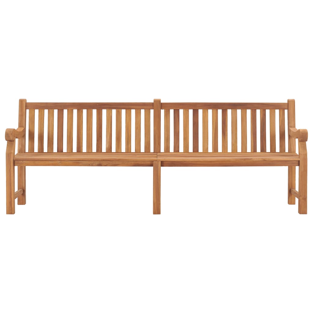 Vrtna klupa 228 cm od masivne tikovine