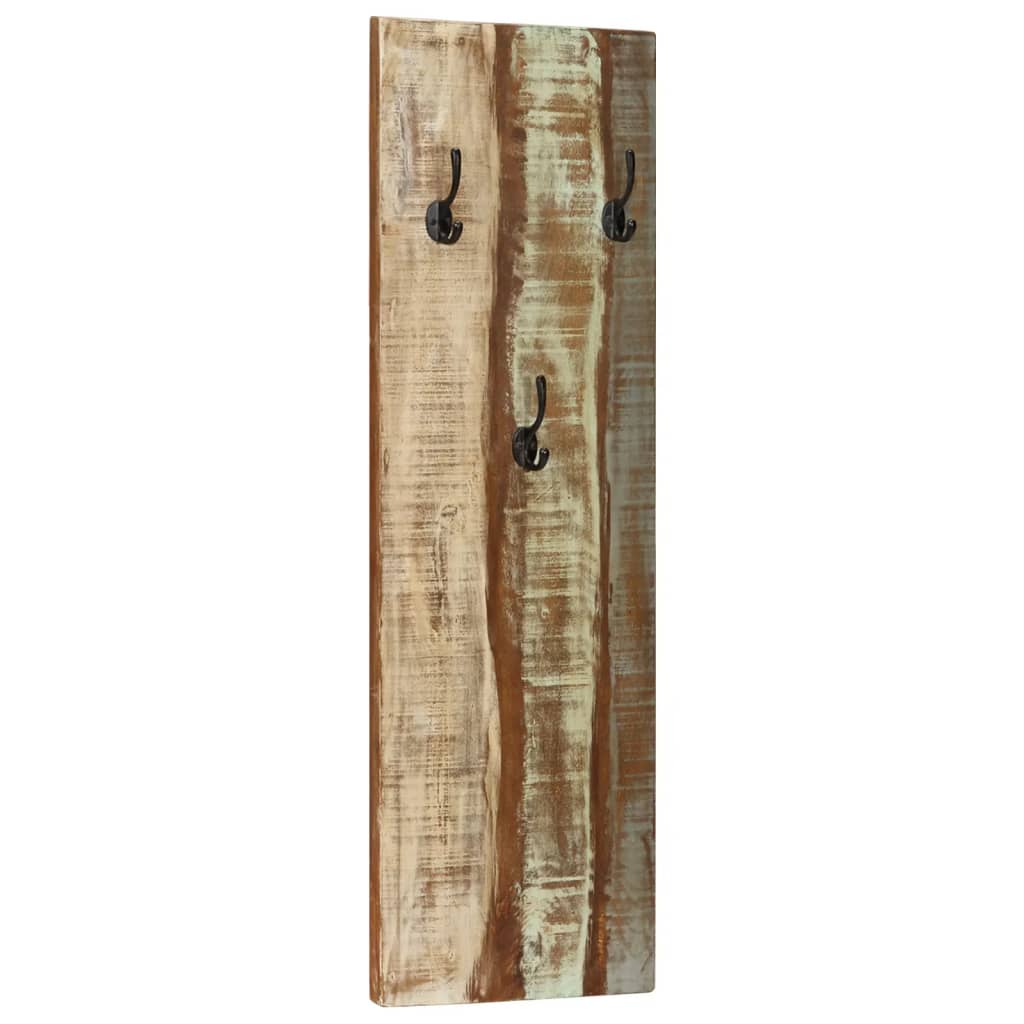 Zidne vješalice za kapute 2 kom 36x3x110 cm od obnovljenog drva