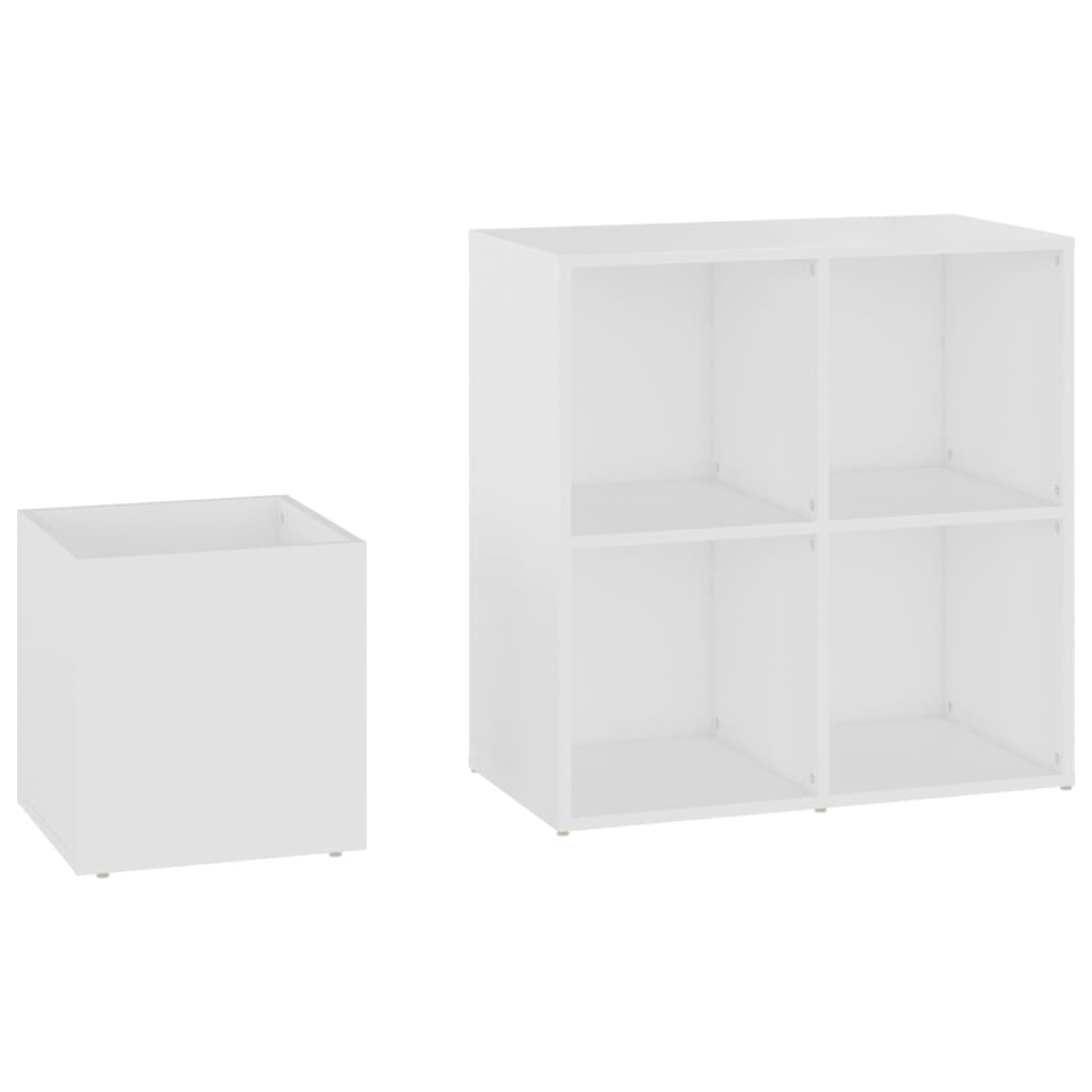 Ormarić za cipele bijeli 105 x 35,5 x 70 cm konstruirano drvo