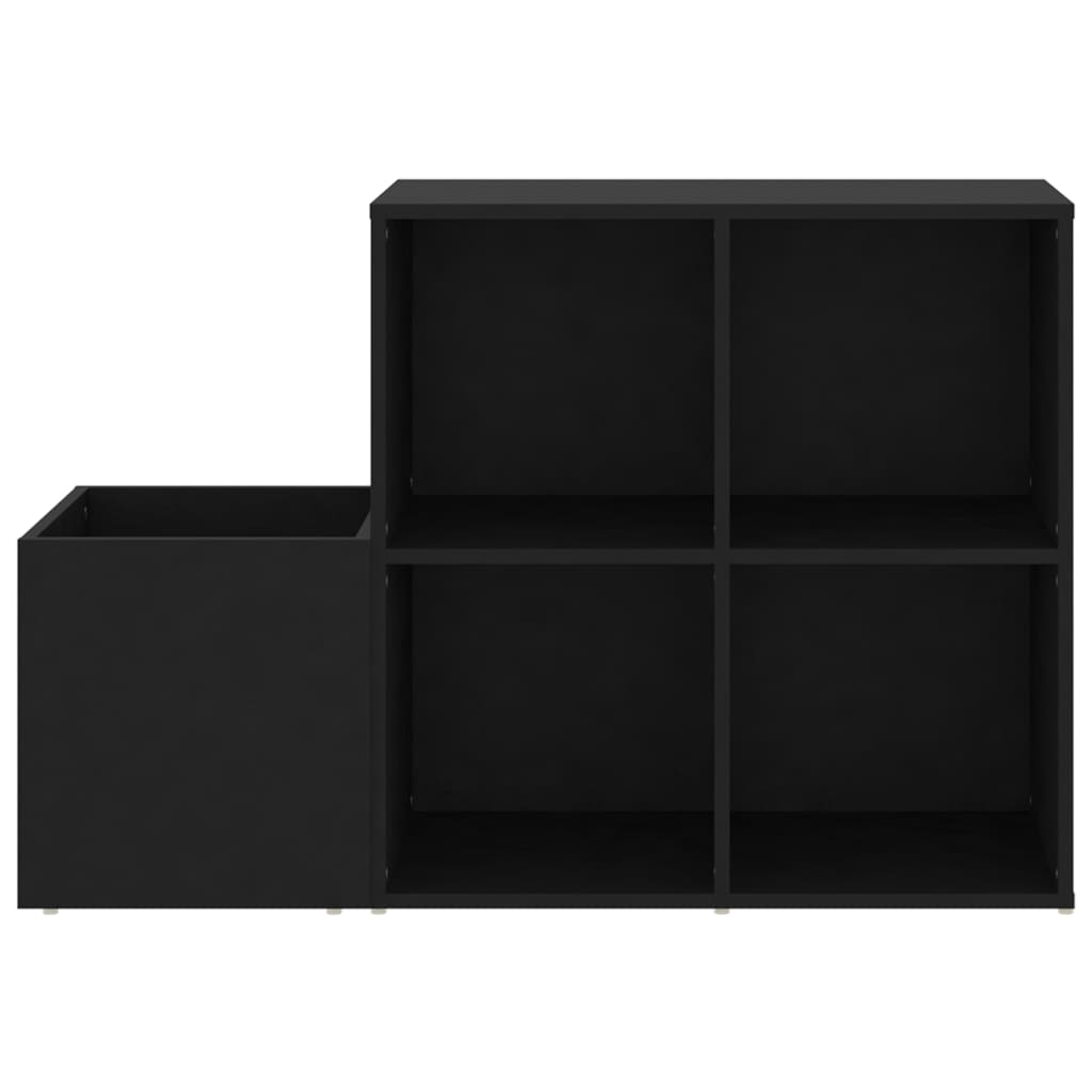 Ormarić za cipele crni 105 x 35,5 x 70 cm konstruirano drvo