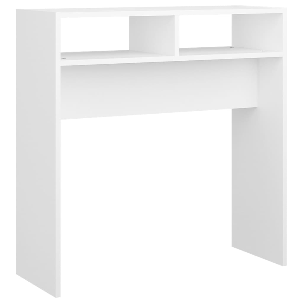Konzolni stol bijeli 78 x 30 x 80 cm od konstruiranog drva