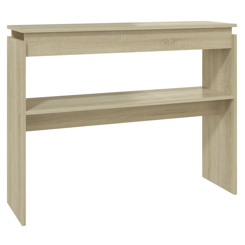 Konzolni stol boja hrasta sonome 102x30x80 cm konstruirano drvo
