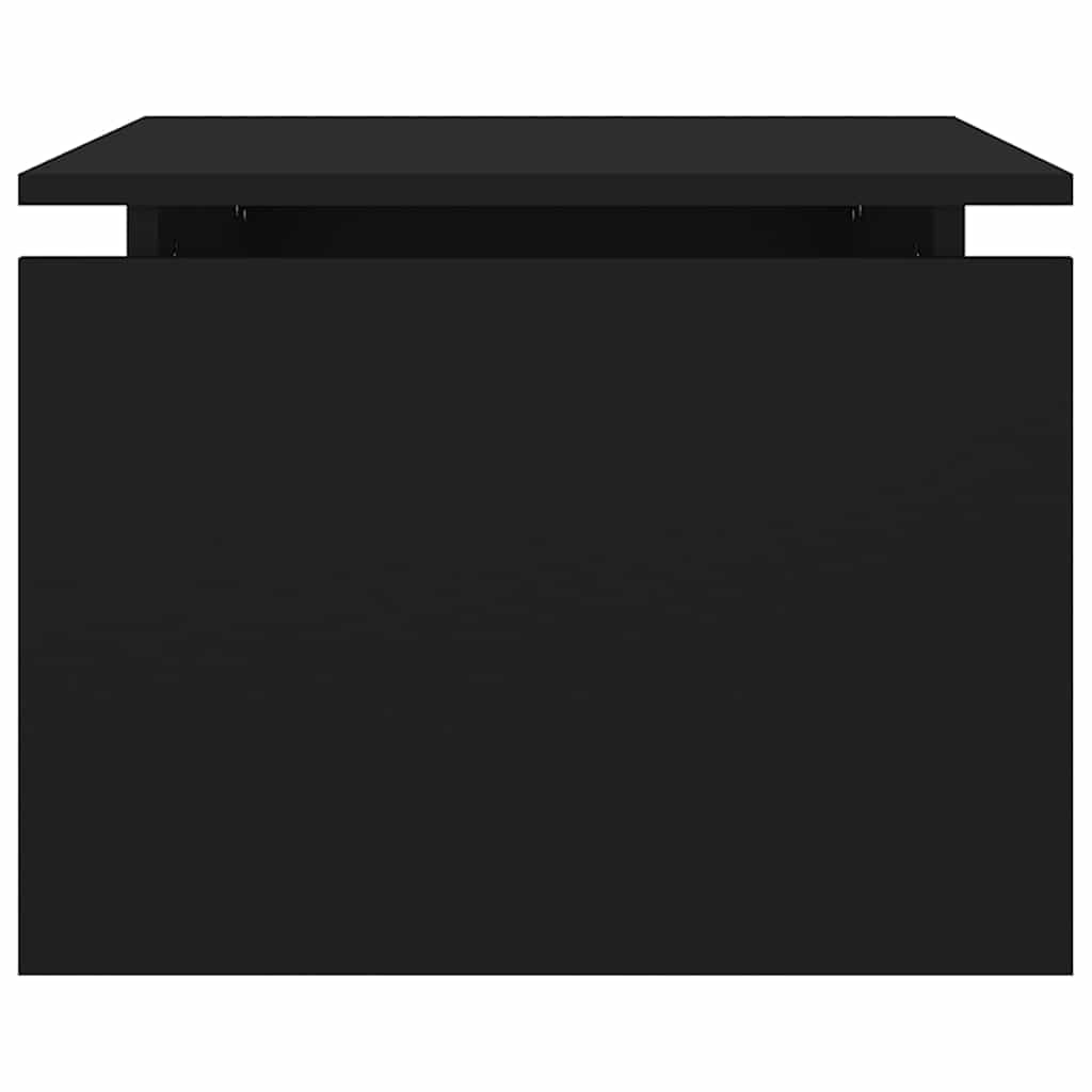 Stolić za kavu crni 68 x 50 x 38 cm od konstruiranog drva