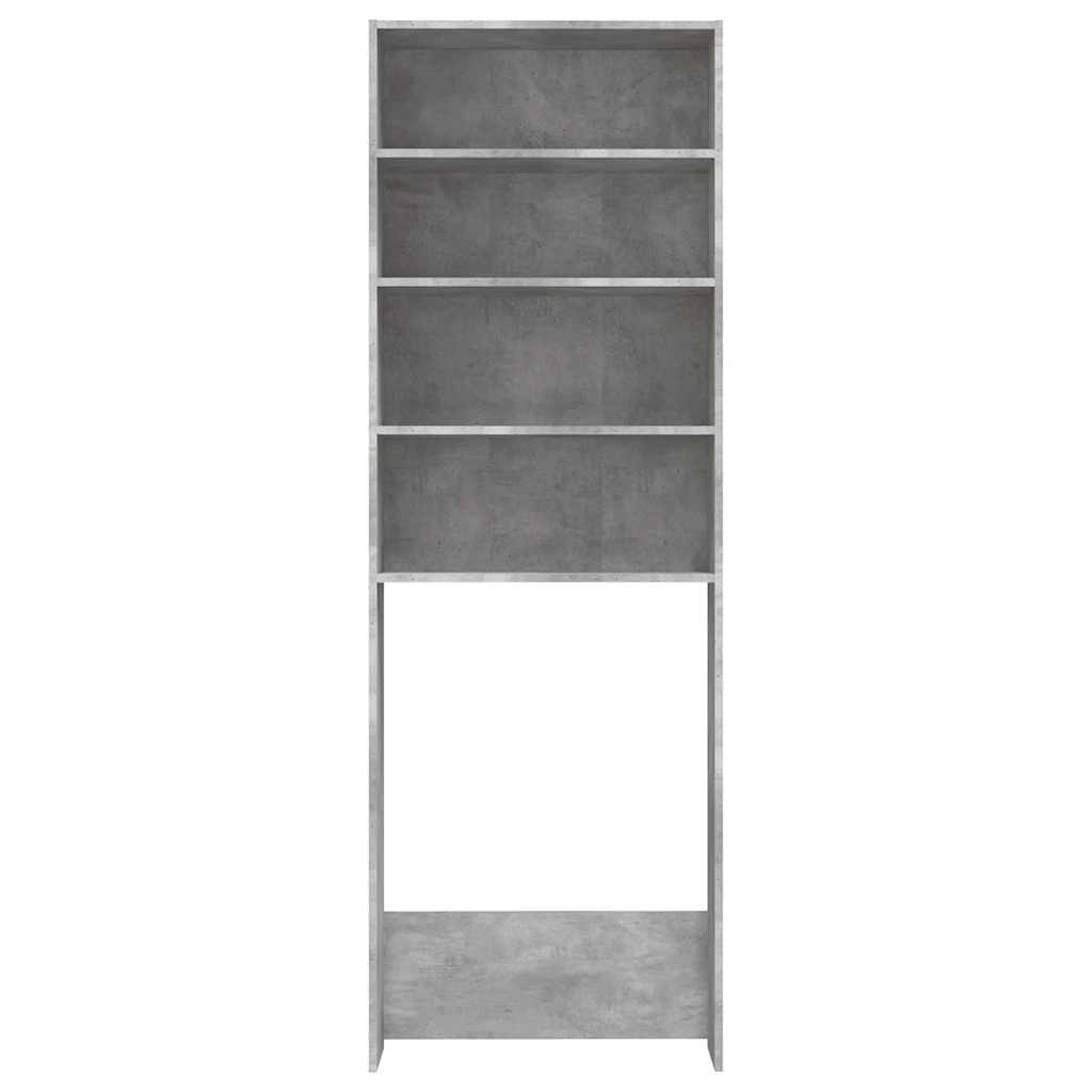 Ormarić za perilicu rublja siva boja betona 64 x 24 x 190 cm