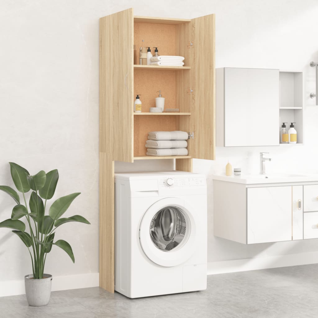 Ormarić za perilicu rublja boja hrasta sonome 64x25,5x190 cm