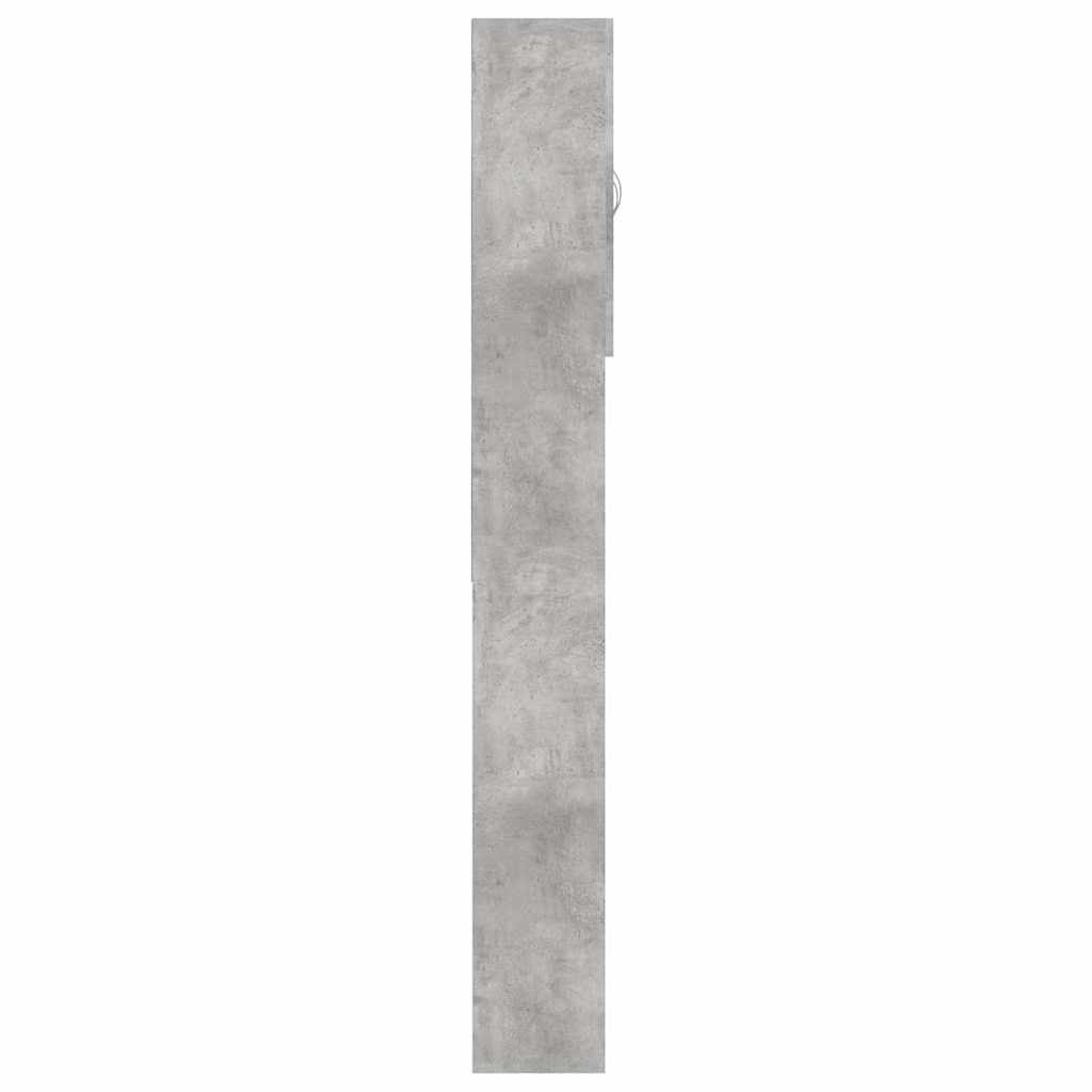 Ormarić za perilicu rublja siva boja betona 64 x 25,5 x 190 cm