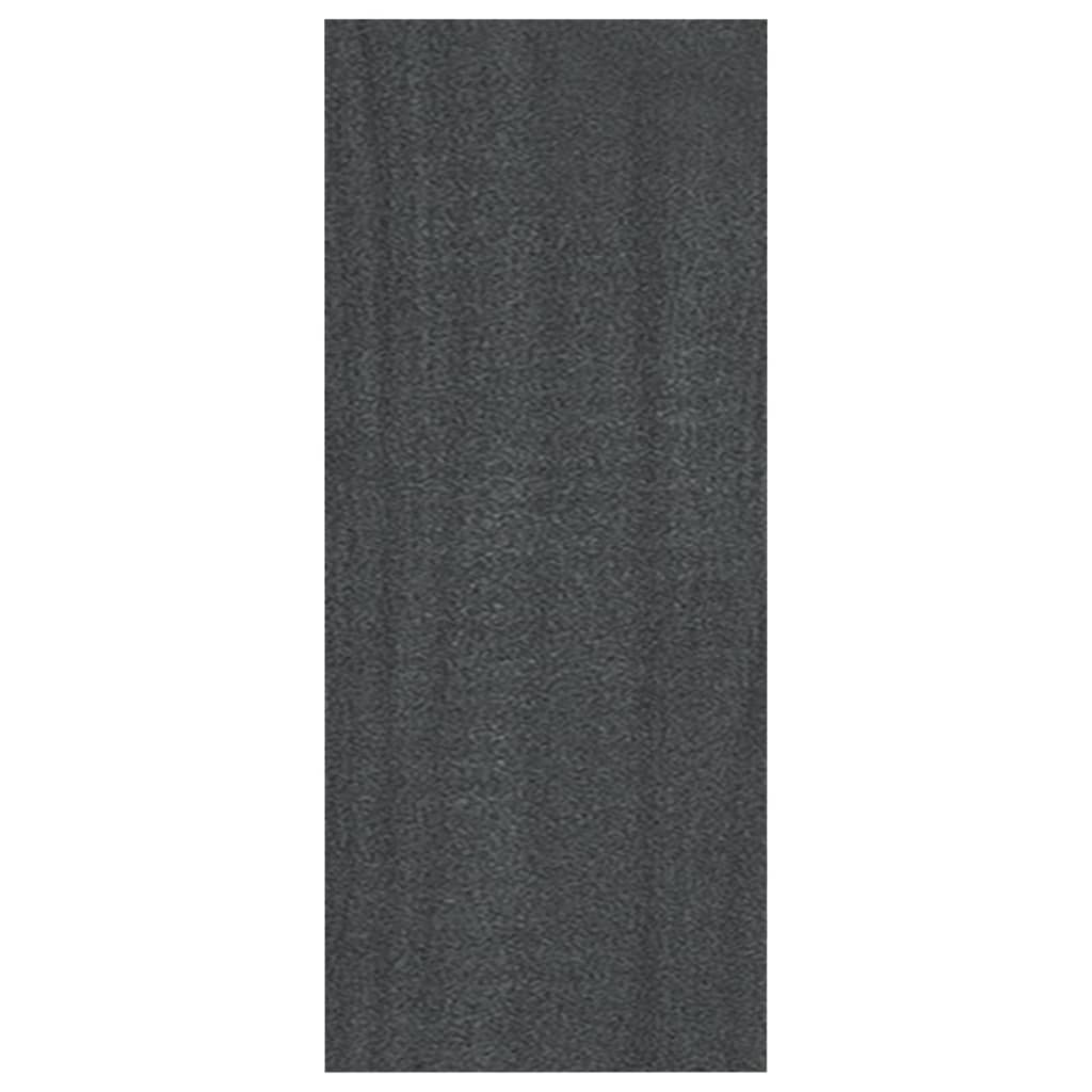 Ormarić za knjige sivi 40x30x71,5 cm od masivne borovine