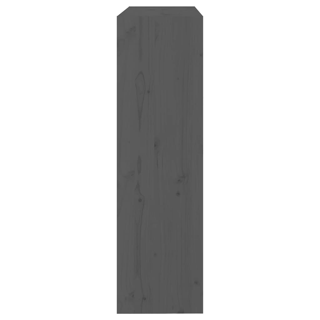 Ormarić za knjige / sobna pregrada sivi 80x30x103,5 cm borovina
