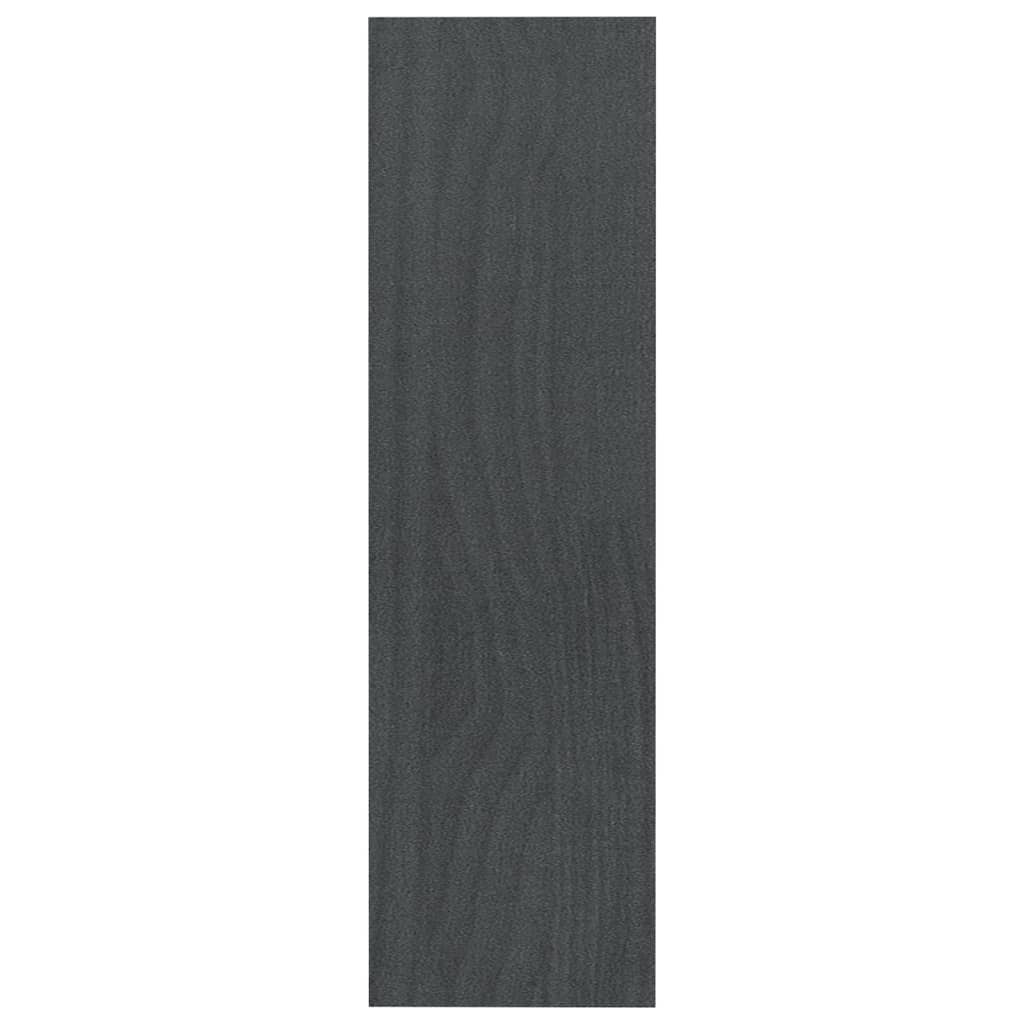 Ormarić za knjige / sobna pregrada sivi 100x30x103 cm borovina
