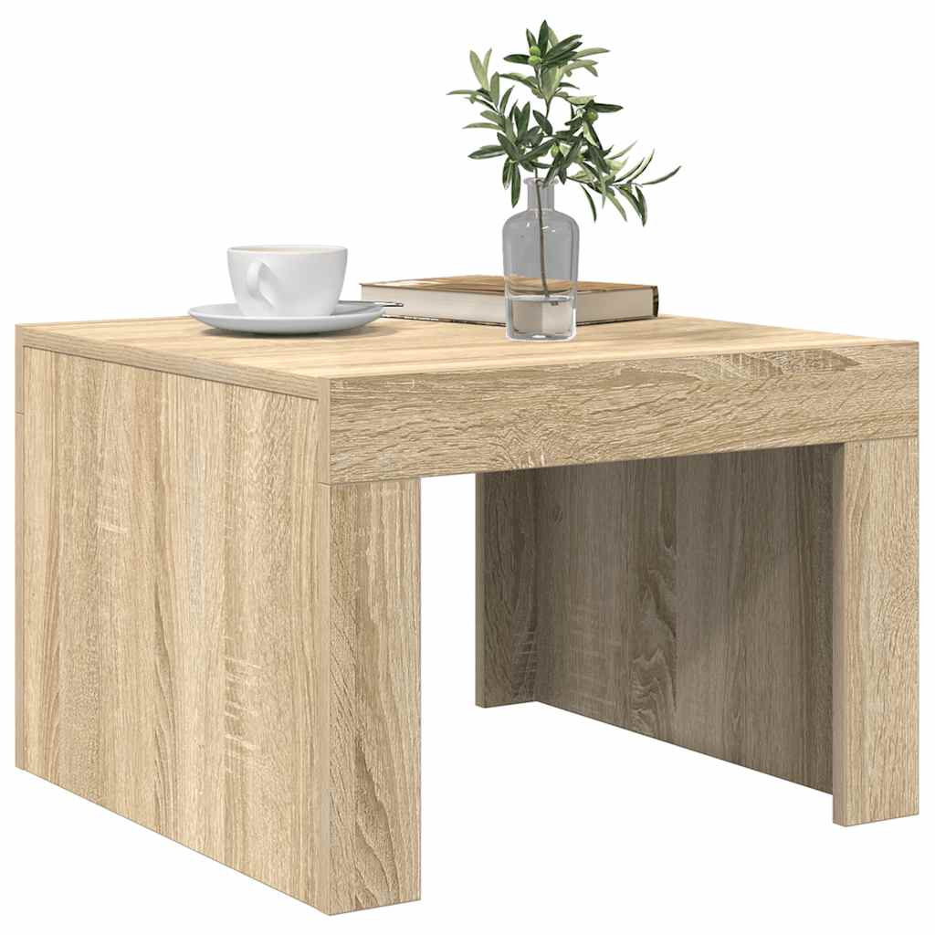 Stolić za kavu boja hrasta 50x50x35 cm konstruirano drvo