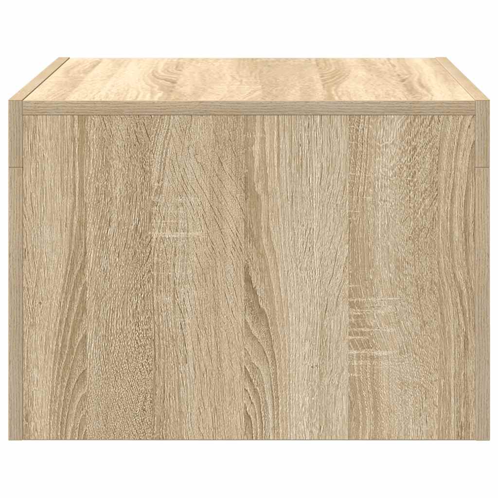 Stolić za kavu boja hrasta 50x50x35 cm konstruirano drvo