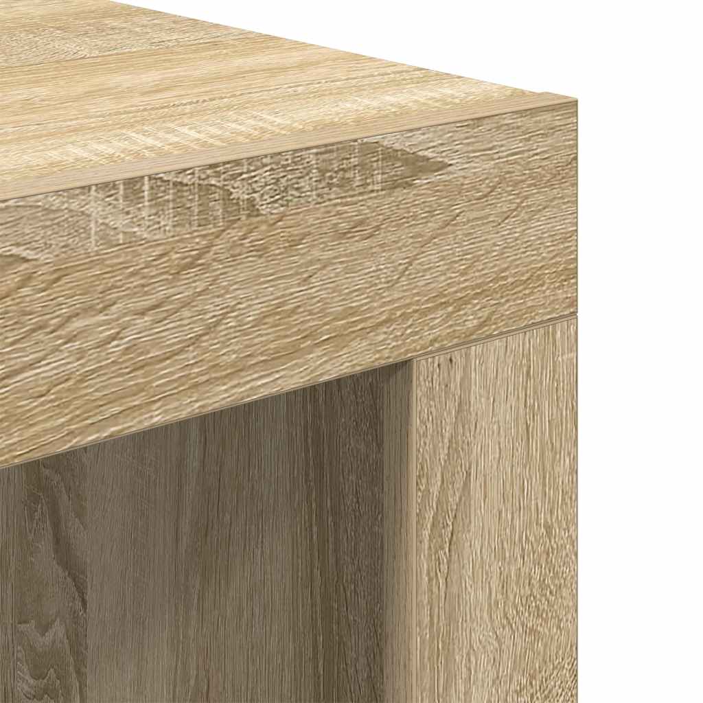 Stolić za kavu boja hrasta 50x50x35 cm konstruirano drvo