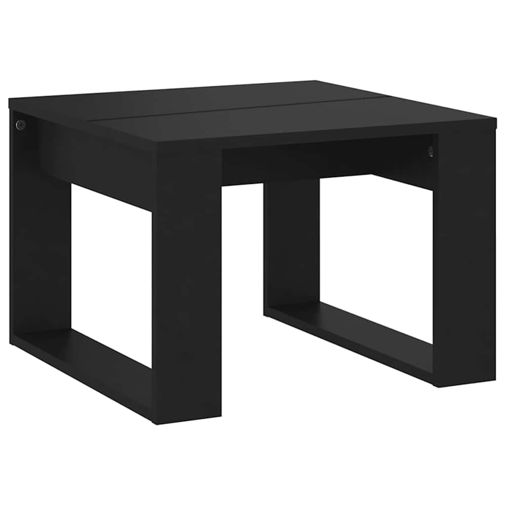 Bočni stolić crni 50 x 50 x 35 cm od konstruiranog drva
