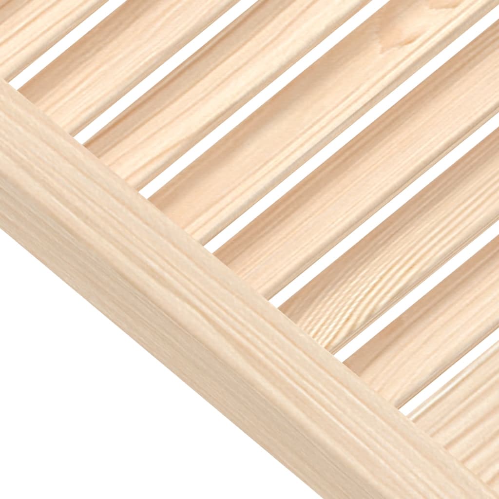 Vrata za ormarić rešetkasti dizajn 4 kom 99,3x49,4 cm borovina