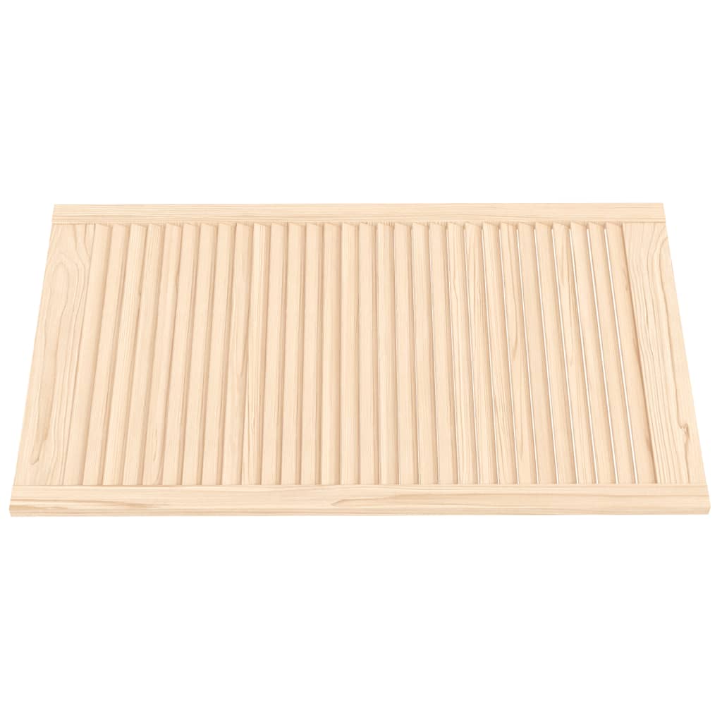 Vrata za ormarić rešetkasti dizajn 4 kom 99,3x59,4 cm borovina