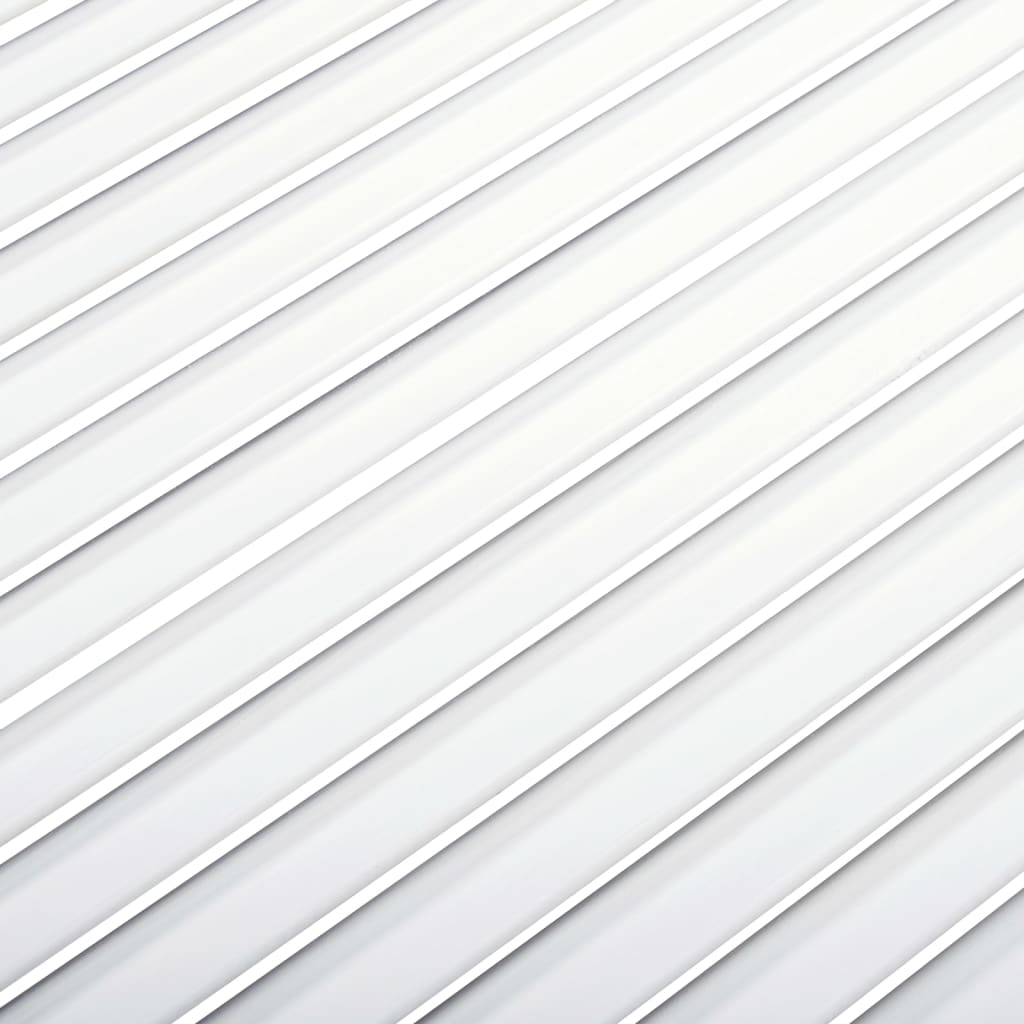 Vrata za ormarić rešetkasti dizajn bijela 99,3x39,4 cm borovina