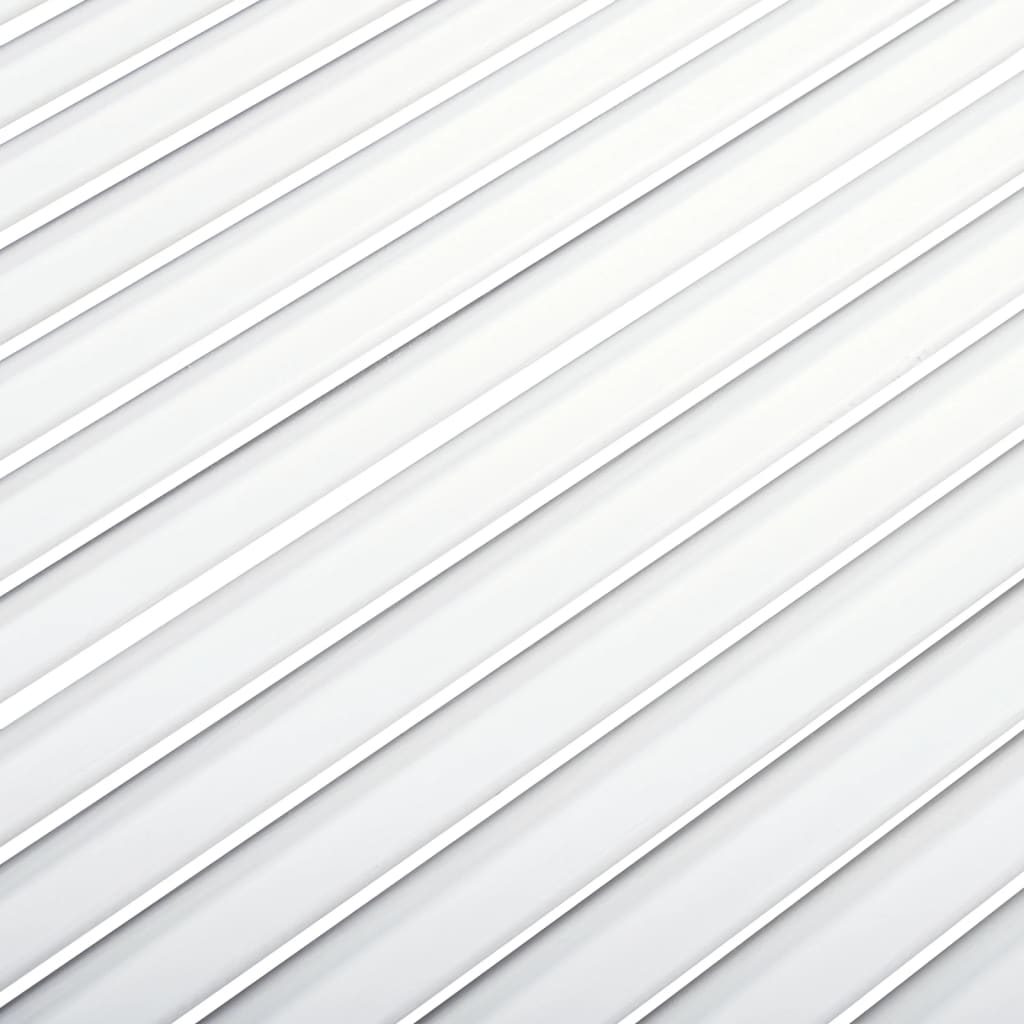 Vrata za ormarić rešetkasta 2 kom bijela 99,3x49,4 cm borovina