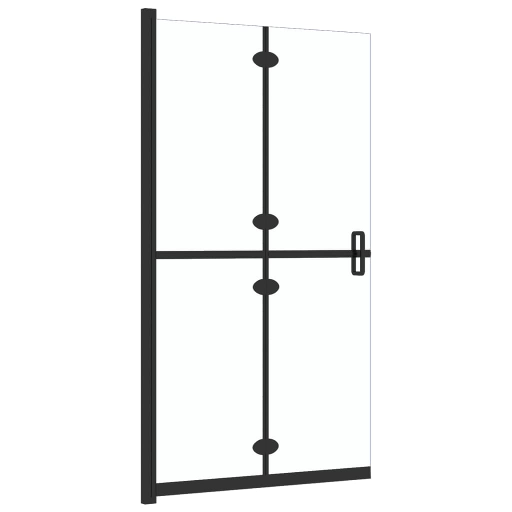 Sklopiva pregrada za tuširanje prozirna ESG staklo 120 x 190 cm