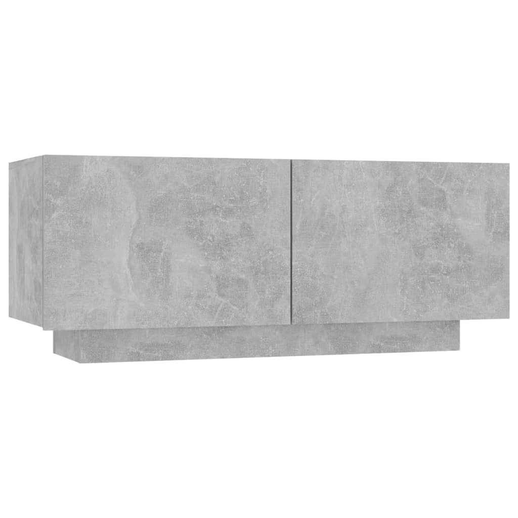 Noćni ormarić boja betona 100 x 35 x 40 cm konstruirano drvo