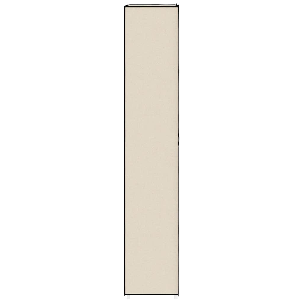 Ormarić za cipele krem 60 x 30 x 166 cm od tkanine