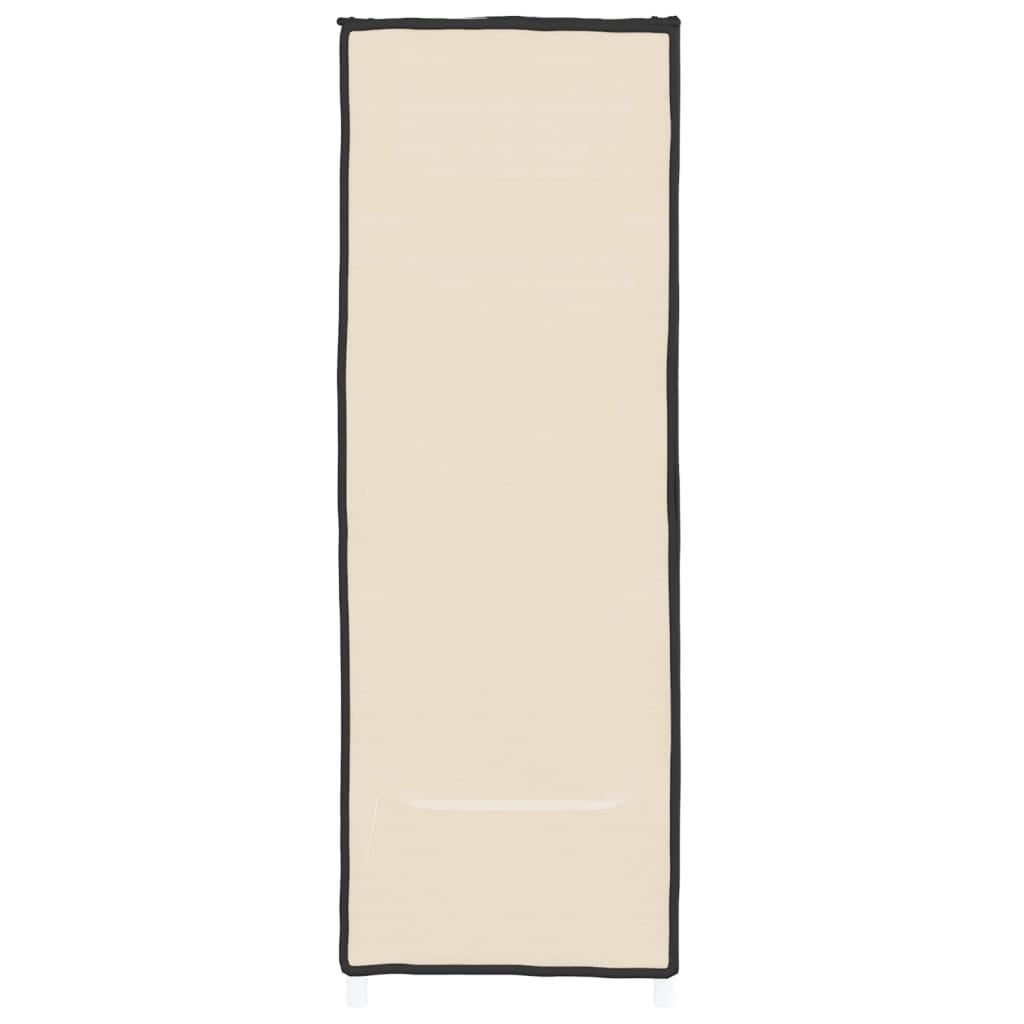 Ormarić za cipele krem 60 x 28 x 90 cm od tkanine