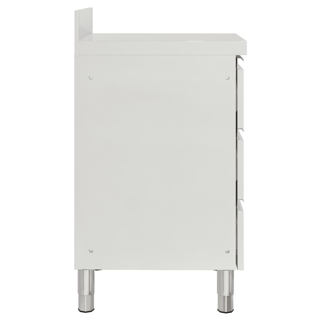 Komercijalni kuhinjski ormarići s 3 ladice 2 kom 50x60x96 cm