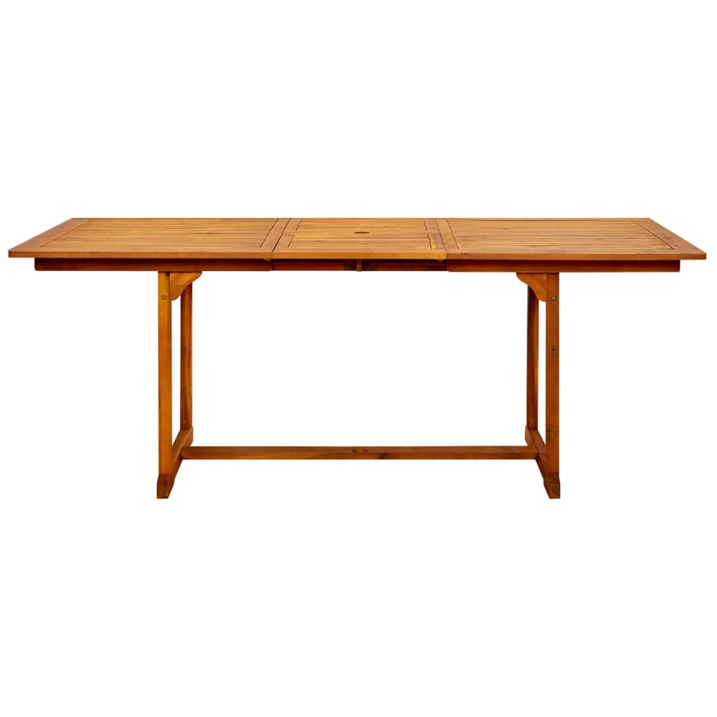 Vrtni blagovaonski stol (150 - 200)x100x75 cm od drva bagrema