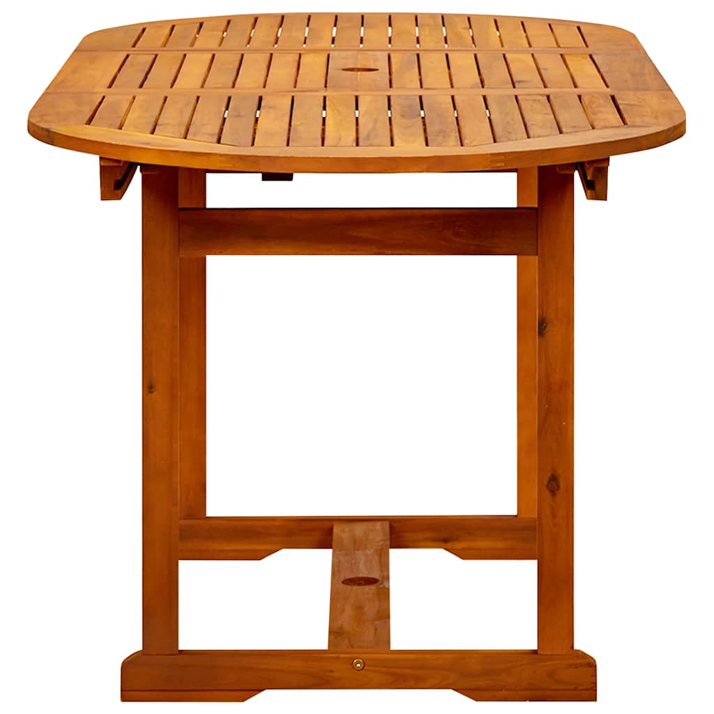 Vrtni blagovaonski stol (120-170) x 80 x 75 cm od drva bagrema