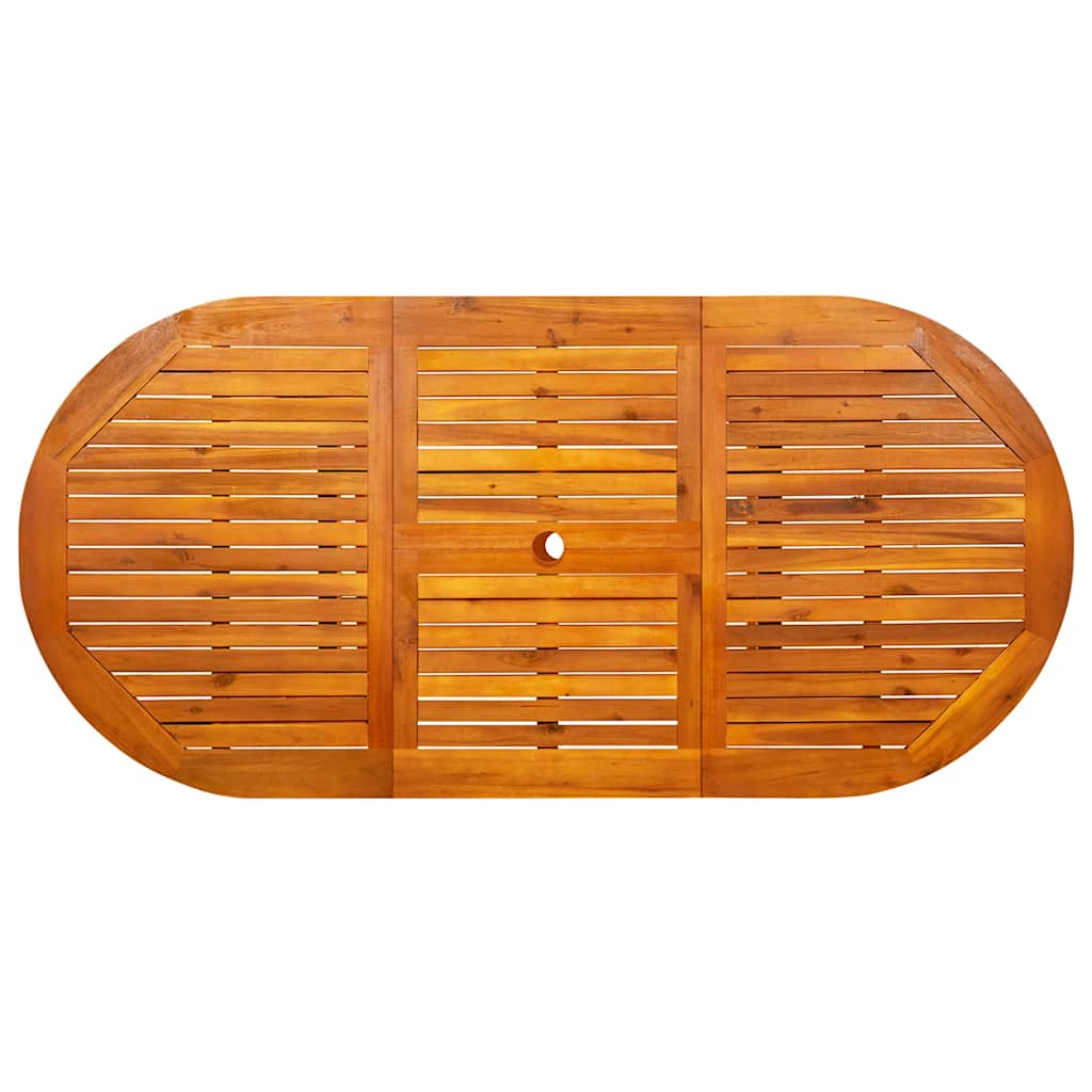 Vrtni blagovaonski stol (120-170) x 80 x 75 cm od drva bagrema