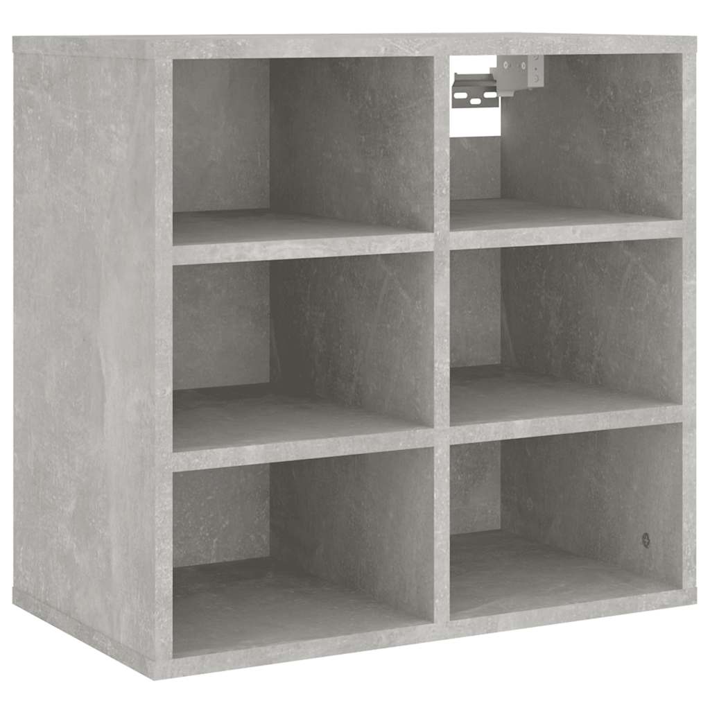 Ormarići za cipele 2 kom Siva betona 52,5 x 30 x 50 cm