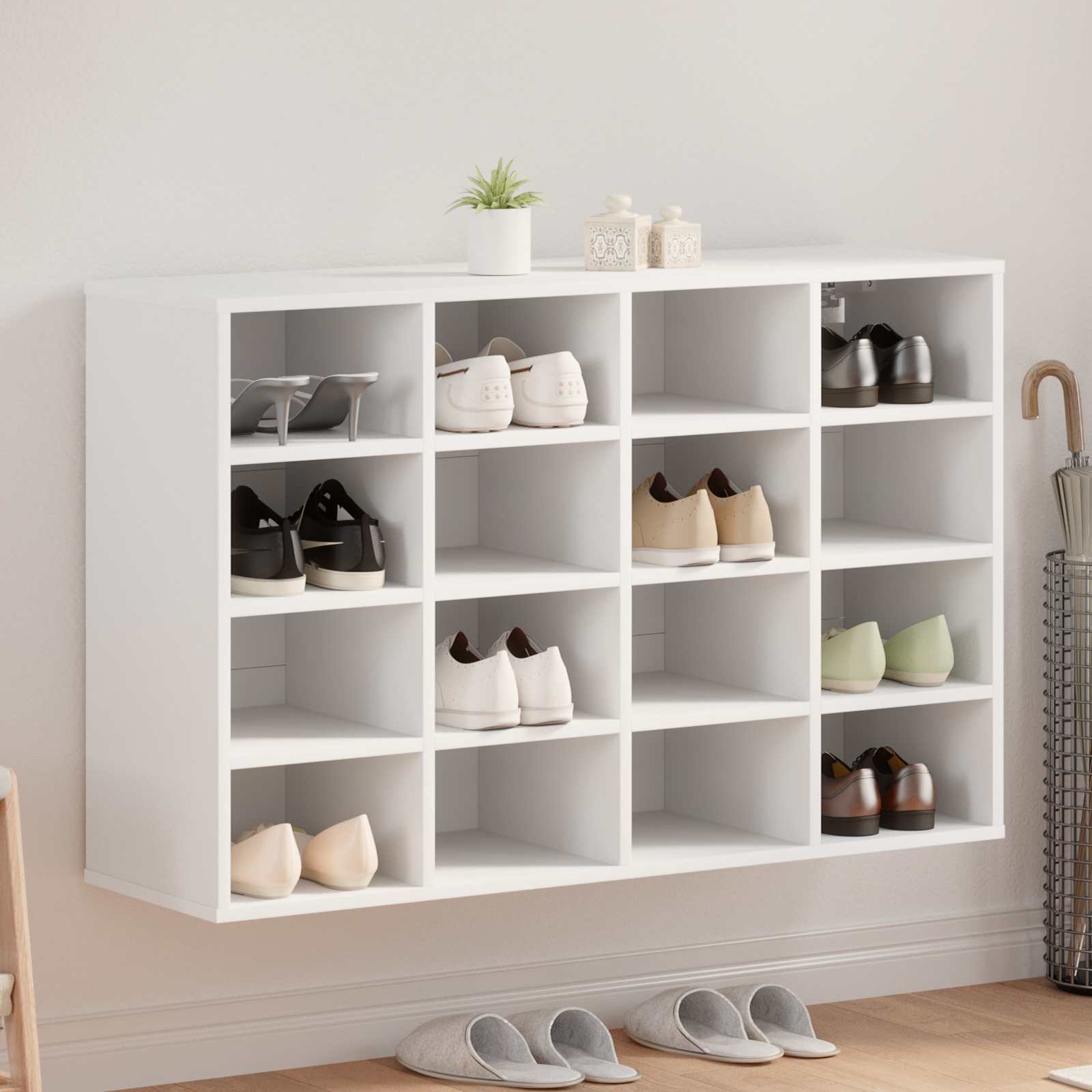 Ormar za cipele Bijelo 103 x 30 x 67 cm Konstruirano drvo