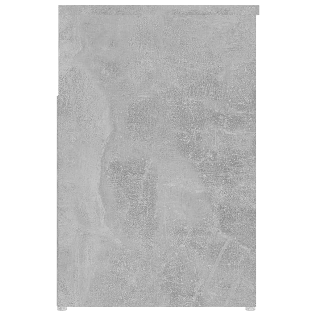 Klupa za cipele boja betona 80 x 30 x 45 cm konstruirano drvo