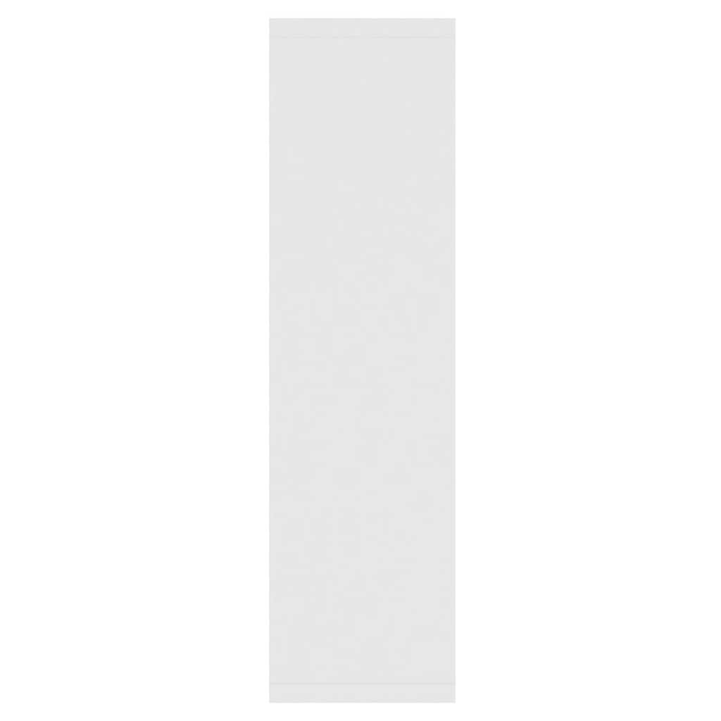Ormarić s ogledalom i LED svjetlima bijeli 76 x 15 x 55 cm