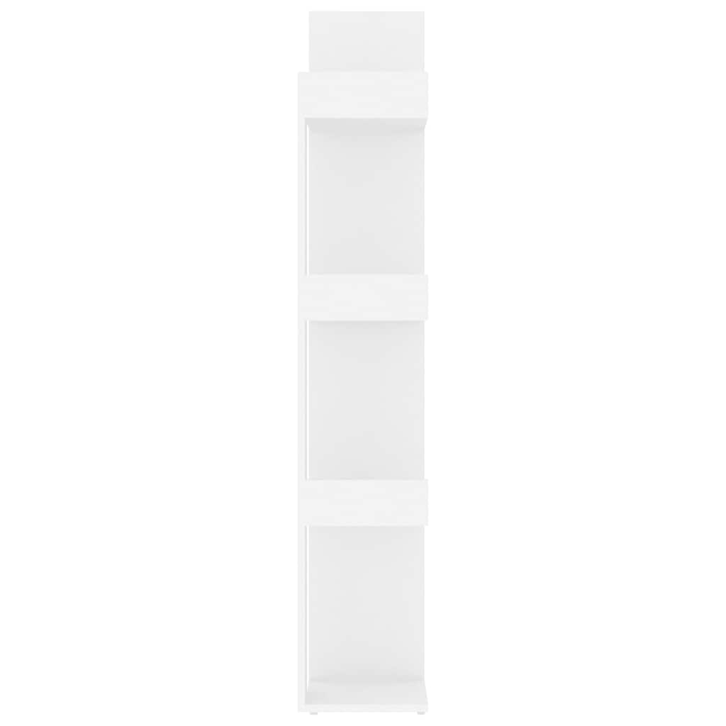 Ormarić za knjige bijeli 86 x 25,5 x 140 cm konstruirano drvo