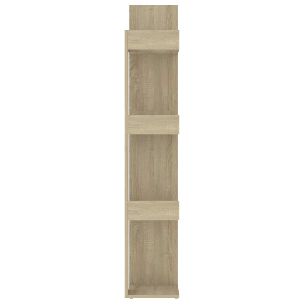 Ormarić za knjige boja hrasta 86x25,5x140 cm konstruirano drvo