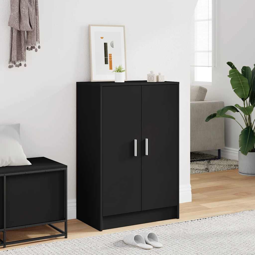 Ormarić za cipele crni 60 x 35 x 92 cm konstruirano drvo