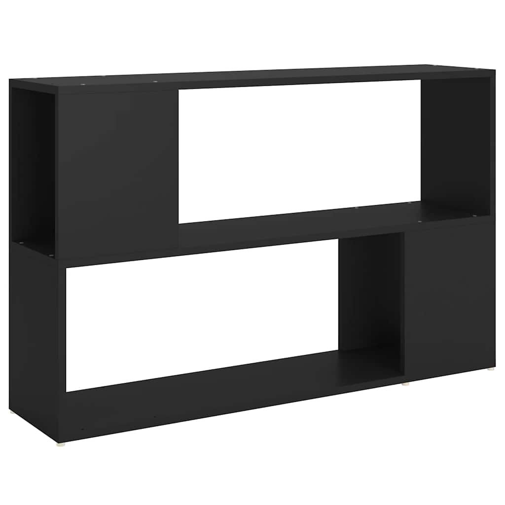 Ormarić za knjige crni 100 x 24 x 63 cm od konstruiranog drva