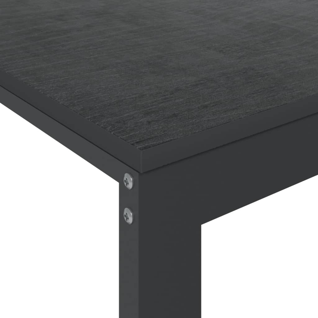 Stol za računalo crni 110 x 60 x 73 cm od iverice