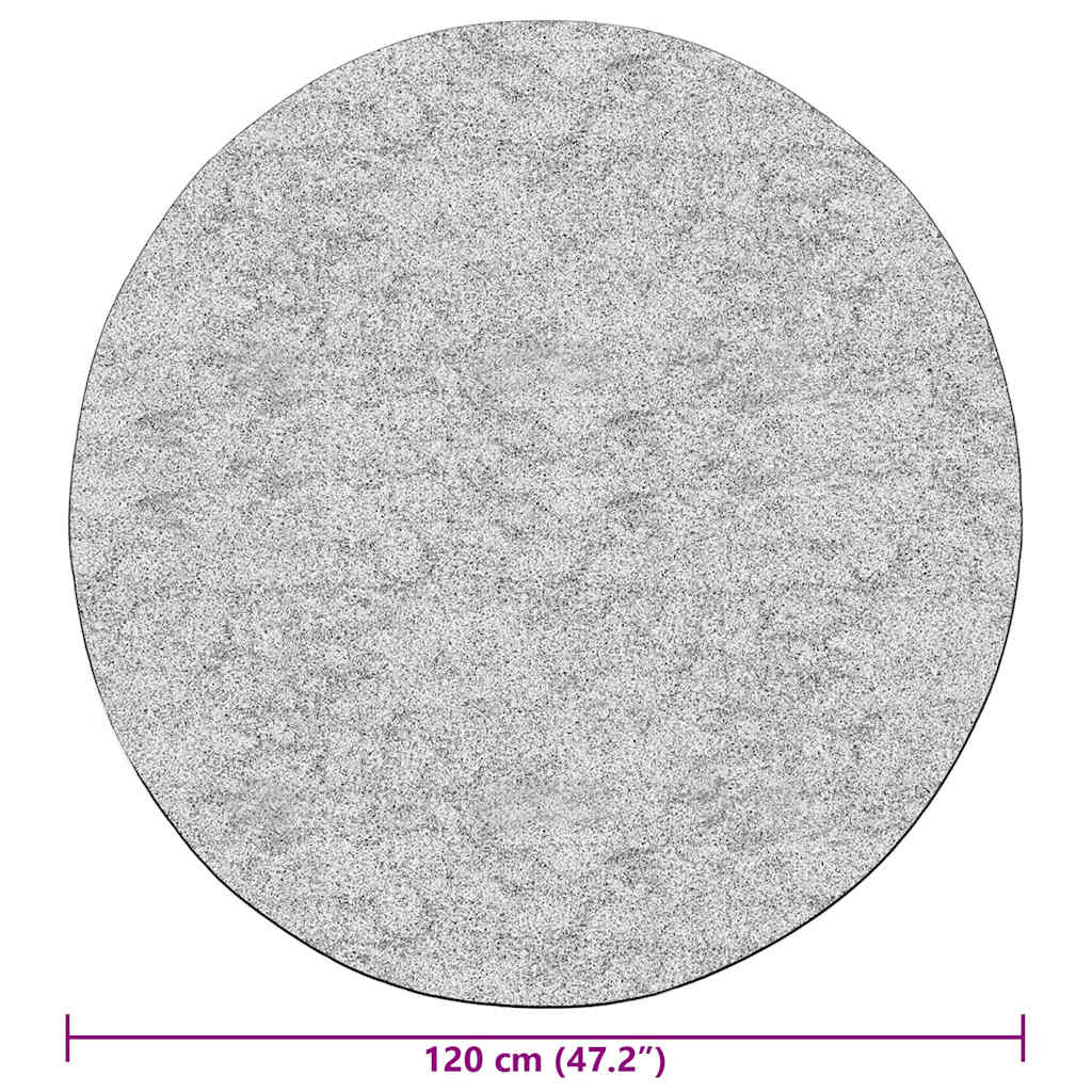 Perivi tepih φ 120 cm crno-zlatni