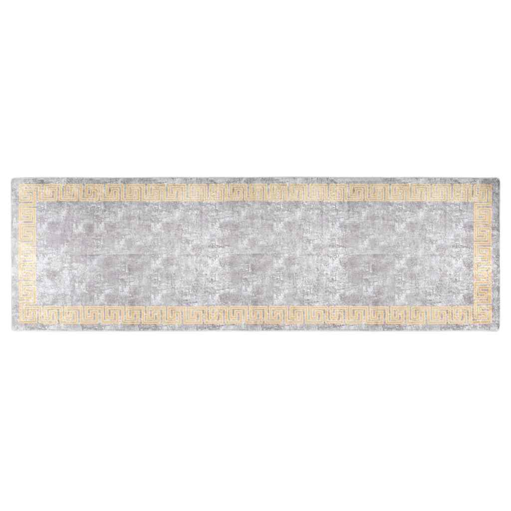 Perivi tepih 80 x 300 cm sivi
