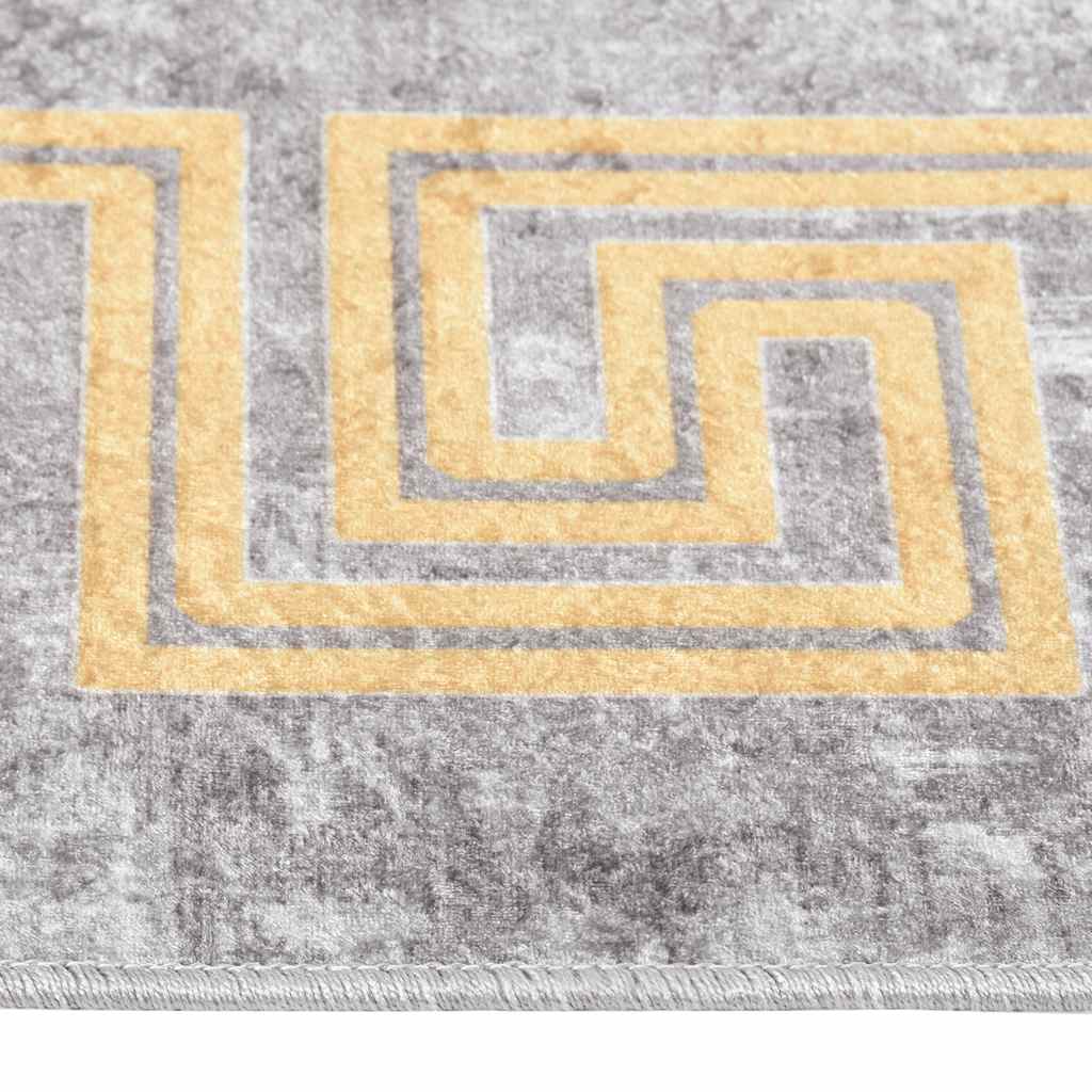 Perivi tepih 80 x 300 cm sivi