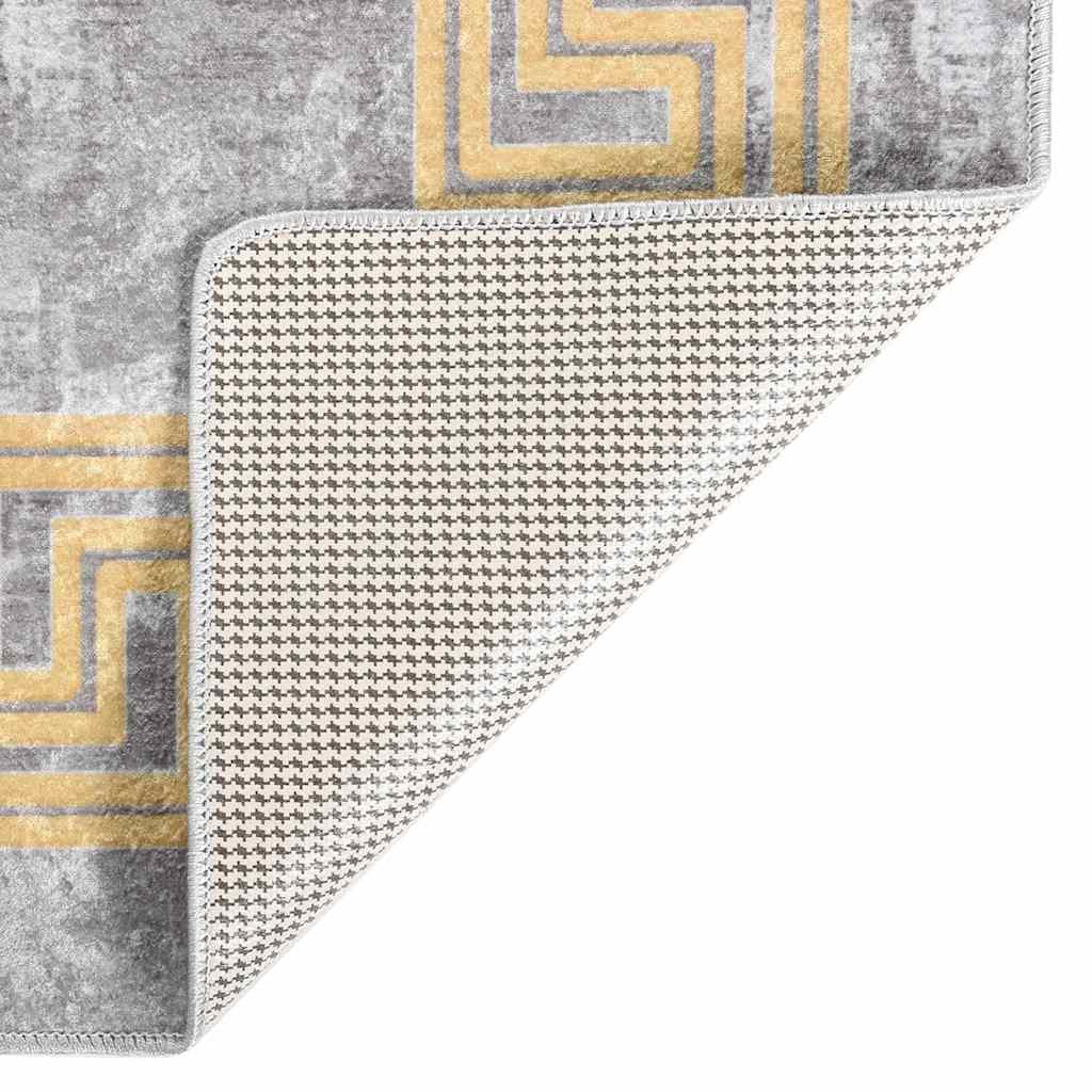 Perivi tepih 190 x 300 cm sivi